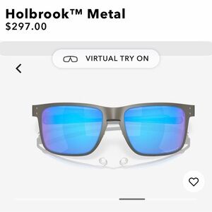 Oakley Holbrook Metal Sunglasses - Blue and Gray